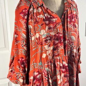 Natural Life Long tiered Maxi dress XL